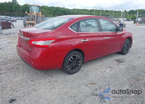 2014 Nissan Sentra S z USA, uszkodzony, nr VIN 3N1AB7APXEL628504